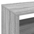 vidaXL Lemezjátszó állvány Szürke Sonoma 71 x 39,5 x 83 cm Szerelt Fa