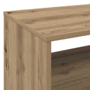 vidaXL Lemezjátszó állvány Kézműves Tölgy 71 x 39,5 x 83 cm Szerelt Fa