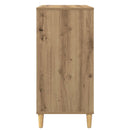 vidaXL Lemezjátszó állvány Kézműves Tölgy 71 x 39,5 x 83 cm Szerelt Fa