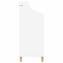 vidaXL Média Polcok Fehér 70,5 x 46 x 112 cm Szerelt Fa