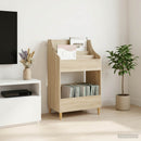 vidaXL Média Polcok Sonoma Tölgy 70,5 x 46 x 112 cm Szerelt Fa