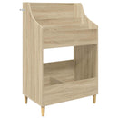 vidaXL Média Polcok Sonoma Tölgy 70,5 x 46 x 112 cm Szerelt Fa