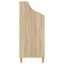 vidaXL Média Polcok Sonoma Tölgy 70,5 x 46 x 112 cm Szerelt Fa
