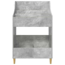 vidaXL Média Polcok Betonszürke 70,5 x 46 x 112 cm Szerelt Fa