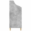 vidaXL Média Polcok Betonszürke 70,5 x 46 x 112 cm Szerelt Fa
