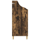 vidaXL Média Polcok Füstös Tölgy 70,5 x 46 x 112 cm Szerelt Fa
