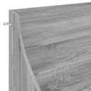 vidaXL Média Polcok Szürke Sonoma 70,5 x 46 x 112 cm Szerelt Fa