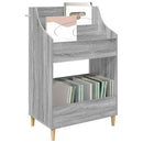 vidaXL Média Polcok Szürke Sonoma 70,5 x 46 x 112 cm Szerelt Fa