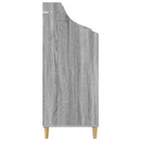 vidaXL Média Polcok Szürke Sonoma 70,5 x 46 x 112 cm Szerelt Fa