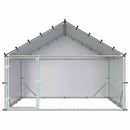 vidaXL Kacsakiszorító tetővel Ezüst 200 x 200 x 150 cm