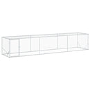 vidaXL Tyúkudvar Ezüst 500 x 100 x 100 cm Horganyzott Acél