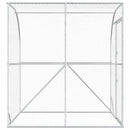 vidaXL Tyúkház Ezüst 200 x 200 x 215 cm Horganyzott Acél