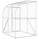 vidaXL Tyúkház Ezüst 200 x 200 x 215 cm Horganyzott Acél