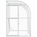 vidaXL Tyúkház Ezüst 200 x 200 x 215 cm Horganyzott Acél