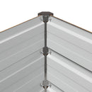 vidaXL Emelt kert ágyás Fa barna 100 x 40 x 55 cm