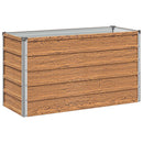 vidaXL Emelt kert ágyás Fa barna 100 x 40 x 55 cm