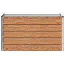 vidaXL Emelt kert ágyás Fa barna 100 x 40 x 55 cm