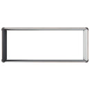 vidaXL Emelt kert ágyás Fekete 100 x 40 x 55 cm hidegen hengerelt acél