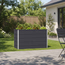 vidaXL Emelt kert ágyás Antracitszürke 100 x 40 x 55 cm