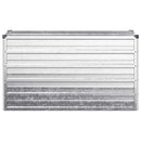 vidaXL Emelt kert ágyás Ezüst 100 x 40 x 55 cm horganyzott