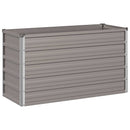 vidaXL Emelt kert ágyás Rozsdás 100 x 40 x 55 cm karton