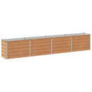 vidaXL Emelt kert ágyás Fa barna 320 x 40 x 55 cm