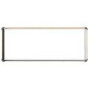 vidaXL Emelt kert ágyás Fa barna 100 x 40 x 24 cm