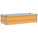 vidaXL Emelt kert ágyás Természetes 100 x 40 x 24 cm