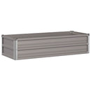 vidaXL Emelt kert ágyás Rozsdás 100 x 40 x 24 cm karton