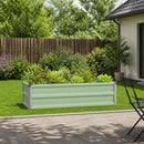 vidaXL Emelt kert ágyás Pasztell Zöld 100 x 40 x 24 cm