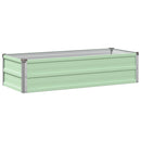 vidaXL Emelt kert ágyás Pasztell Zöld 100 x 40 x 24 cm