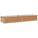 vidaXL Emelt kert ágyás Fa barna 160 x 40 x 24 cm