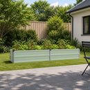 vidaXL Emelt kert ágyás Pasztell Zöld 160 x 40 x 24 cm