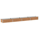 vidaXL Emelt kert ágyás Fa barna 320 x 40 x 24 cm