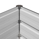 vidaXL Emelt kert ágyás Antracitszürke 320 x 40 x 24 cm