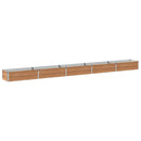 vidaXL Emelt kert ágyás Fa barna 400 x 40 x 24 cm