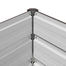 vidaXL Emelt kert ágyás Barna 400 x 40 x 24 cm hidegen hengerelt acél