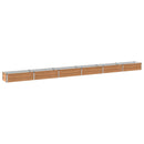 vidaXL Emelt kert ágyás Fa barna 480 x 40 x 24 cm