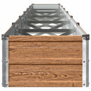 vidaXL Emelt kert ágyás Fa barna 480 x 40 x 24 cm