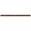 vidaXL Emelt kert ágyás Rozsdás 600 x 40 x 24 cm karton
