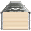 vidaXL Emelt kert ágyás Ívó 600 x 40 x 24 cm hidegen hengerelt acél