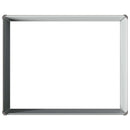 vidaXL Emelt kert ágyás Szürke 100 x 80 x 55 cm hidegen hengerelt acél