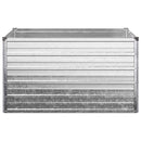 vidaXL Emelt kert ágyás Ezüst 100 x 80 x 55 cm horganyzott