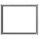 vidaXL Emelt kert ágyás Ezüst 100 x 80 x 55 cm horganyzott
