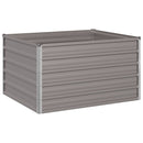 vidaXL Emelt kert ágyás Rozsdás 100 x 80 x 55 cm karton