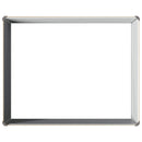 vidaXL Emelt kert ágyás Ívó 100 x 80 x 55 cm Horganyzott Acél