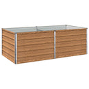 vidaXL Emelt kert ágyás Fa barna 160 x 80 x 55 cm