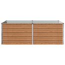 vidaXL Emelt kert ágyás Fa barna 160 x 80 x 55 cm