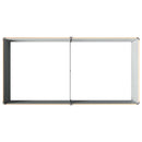 vidaXL Emelt kert ágyás Természetes 160 x 80 x 55 cm