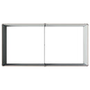 vidaXL Emelt kert ágyás Fekete 160 x 80 x 55 cm hidegen hengerelt acél